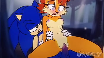 Sally трахают в киску Sonic The Hedgehog