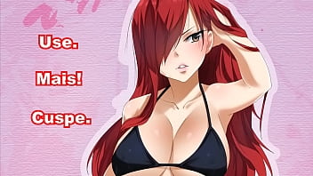 Hentai Anime Joi - Erza Scarlet (Titania erwischt dich beim Spionieren) (Pt-Br)