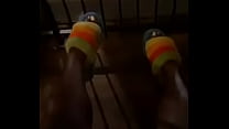 Ebony feet worship