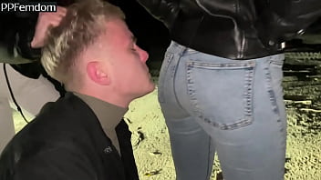 Bratty Girls Roughly Public Dominate An Guy Outdoor Night
