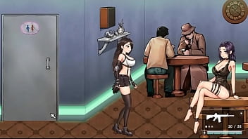Pretty woman having sex with men in C Area blockz hentai gameplay
