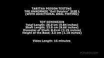 Tabitha Poison Test del delfino fatto a mano taglia L (con fisting anale aggiuntivo) TWT102
