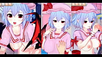 [Eroge Koikatsu! ] Touhou Remilia Scarlet esfrega seus seios H! 3DCG Big Breasts Anime Vídeo (Touhou Project) [Hentai Game]
