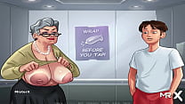 SummertimeSaga - фото шаловливой зрелой бабушки в лифте E3 #18
