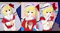 [Eroge Koikatsu! ] Touhou Flandre Scarlet e peitos esfregados H! 3DCG Big Breasts Anime Vídeo (Touhou Project) [Hentai Game]