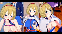 [Eroge Koikatsu! ] Touhou Alice Margatroid rubs her boobs H! 3DCG Big Breasts Anime Video (Touhou Project) [Hentai Game]