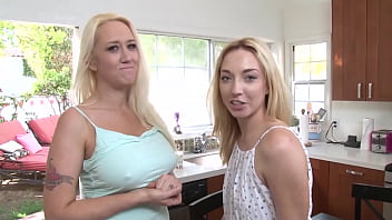 Blonde Babe Alana Evans Comforts Her Neighbor by Eating Her Out