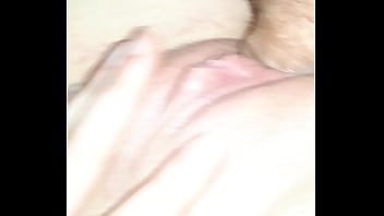 Young pregnant teen with huge tits pussy filled with cum