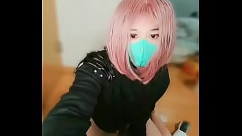Japanese pink hair sissy