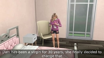 Sims 4, straight girl seduced by lesbian prostitute had first time scissoring