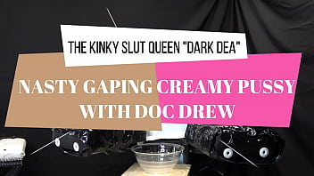 The Kinky Slut Queen "Dark Dea" scopata, pugno e incazzato la sua brutta figa cremosa (ESTREMA) parte 1