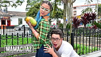 CARNEDELMERCADO - (Blue Maria, Logan Salamanca) - Latina Teen With Glasses Has A Perfect Ass And Tight Pussy To Fuck