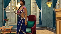 Plantureuse tante Shweta dans un sari - Vol 1 Partie 1