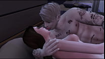 Klitoris-Fick-Massage-Zusammenstellung 3D-Hentai