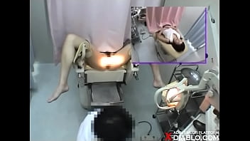 Femme au foyer de Yoko Munmun (33 ans) -Salle d'attente, collecte d'urine, table d'examen interne-Tous les examens gynécologiques