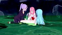 Shuna and Shion ambush Rimuru in the hot springs | The time i got reincarnated as a slime Parody