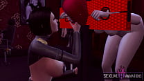 Vampira prostituta capturada gosta de BDSM lésbica - Sexual Hot Animations