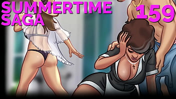 SUMMERTIME SAGA #159 • Thirsty for the maids voluptuous cleavage