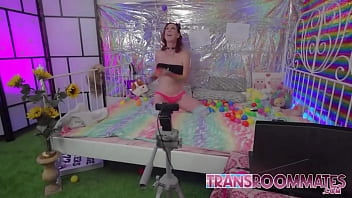 Trans Babes Jean Jezebel and Evelyn Tumbles Webcam Bareback