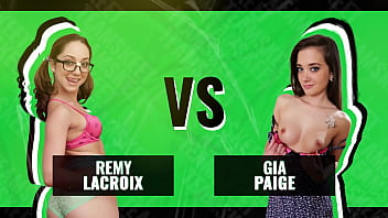 Battle Of The Babes - Remy Lacroix contro Gia Paige - Quale ragazza innocente ti farà venire più velocemente?