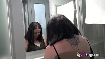 Not repressed anymore: Nuria's back to finally taste HER FIRST BLACK COCK!