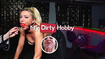 Lors de la première visite de (Daynia) au club échangiste, elle se fait ligoter et baiser dans le cul - My Dirty Hobby