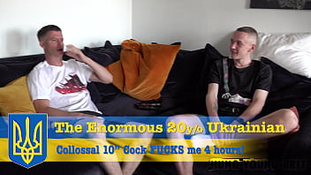 10" Enorme 19 anos ucraniano gordo grande colossal galo fode-ME4hrs