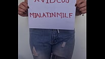 Verification Video MiaLatinMilf
