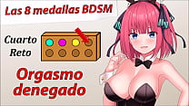 JOI Aventura Rol Hentai - Cuarta medalla BDSM - En español.