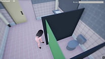 Naked Risk 3D [Hentai-Spiel PornPlay] Ausstellungssimulation in einem öffentlichen Gebäude