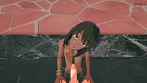 The Fall Maiden Amber getting fucked doggystyle in the pool from your POV - RWBY Hentai.