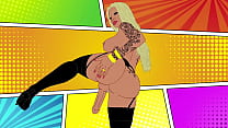 Big booty TS Toon Rayalla shakes her ass for the masses in an amazing uncensored photo shoot