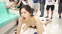 Trailer-Office Lady se fait ravager dans le métro public-Lin Yan-RR-017-Best Original Asia Porn Video