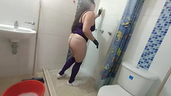 On Halloween we play with my who is my slutty employee I love her big ass and her huge cameltoe also she sucks cock like a goddess