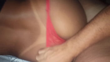 wife teased and received a waterfall of cum in the ass