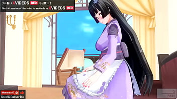 Animación de voz sucia En realidad, una dama de kimono lasciva tiene sexo anal Versión de muestra de ASMR