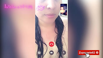 Video call 5 from my sexy friend crystal housewife she has big tits with pink nipples