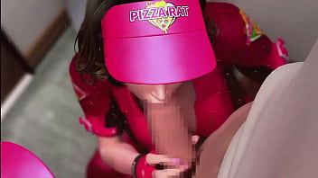 PIZZA RAT DELIVERY Keep HARD-ON SLURPING My HARD-ON COCK
