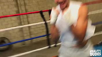 (Draven Navarro) Practice His Boxing Skill While (Alex Rim) Fantasizes About His Masculine Body - Reality Dudes