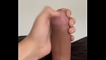 Edging my hairy cock