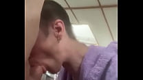 Cute guy gives a man a blowjob and they make out. Radical Cotton