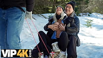 ПАПА4К. Секс (-инцидент) во время катания на лыжах