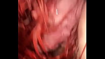 Redhead gf with big sexy ass slobbering on my dick