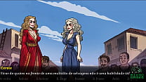 Hurenspiel Folge 24 Dany, Sansa und Cersei reiten mit Dildo