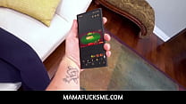 MamaFucksMe  -  Naughty MILF stepmom Sheena Ryder making blowjob video to get some money