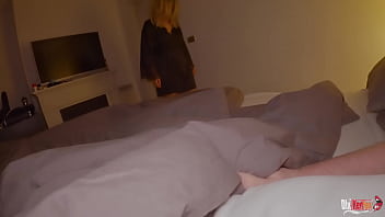 Sharing a bed with Stepmother after her fight with Husband. And I convince her to have sex And then I cum in her mouth to swallow (Voice in English)