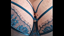 perfect view of my huge tits in a Gorsenia K496 Paradise bra