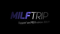 MilfTrip, милфу MS Visual с огромной стойкой трахают на лицо