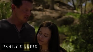 Flirting Turns To Kissing Which Turns To Fucking For Step Cousins Abbie Maley & Pierce - Family Sinners