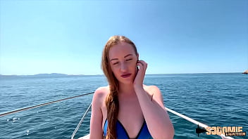 Emma, pretty pervert, sodomized on a boat